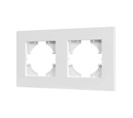 Рамка на 2 поста пластиковая Arlight FRM-PERIO-PL-2-WH 049750