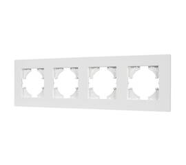 Рамка на 4 поста пластиковая Arlight FRM-PERIO-PL-4-WH 049758