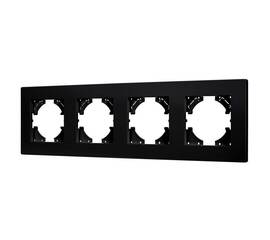 Рамка на 4 поста пластиковая Arlight FRM-PERIO-PL-4-BK 049759