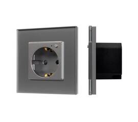 Розетка электрическая с Zigbee управлением Arlight SCT-OMALI-EUZB1-PL-GR (240V, 16A, Zigbee) 050101