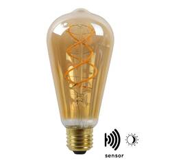 Лампа светодиодная Lucide E27 4W 2200K янтарная 49034/04/62