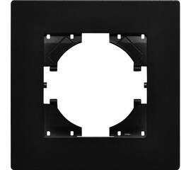 Рамка пластиковая на 1 пост Arlight FRM-PERIO-PL-1-BK 049689