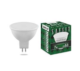 Лампа светодиодная Saffit MR16 GU5.3 7W 2700K Грибок Матовая SBMR1607 55027