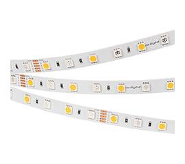 Светодиодная влагозащищенная лента Arlight 14,4W/m 60LED/m 5060SMD разноцветный/теплый белый 5M 0341