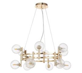 Подвесная люстра Crystal Lux Luxury SP12 Gold