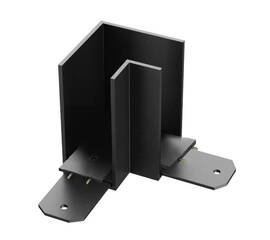 Угловой соединитель для шинопровода Denkirs TR2102-BK