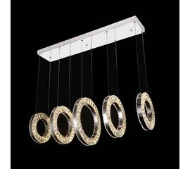 Подвесная светодиодная люстра iLedex Crystal ice 4460-5 72W CR