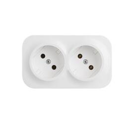 Розетка 2х2К Legrand Quteo 16A 250V белая 782231