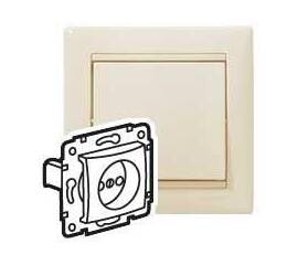 Розетка 2К Legrand Valena 16A 250V немецкий стандарт слоновая кость 695611
