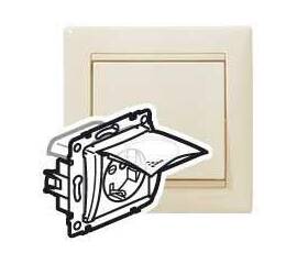 Розетка 2К+3 Legrand Valena 16A 250V слоновая кость 695640