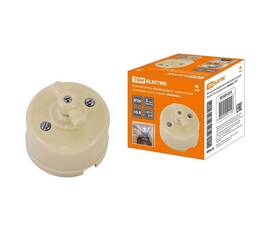 Выключатель поворотный с ручкой TDM Electric Болонь 10А 250V слоновая кость SQ1820-0310