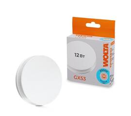 Светодиодная лампа WOLTA 12Вт 6500K GX53 матовая 25W75R12GX53