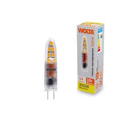 Светодиодная лампа WOLTA 3Вт 3000K G4 матовая WSTD-JC-220V3W3KG4-P