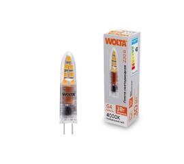 Светодиодная лампа WOLTA 3Вт 4000K G4 матовая WSTD-JC-220V3W4KG4-P