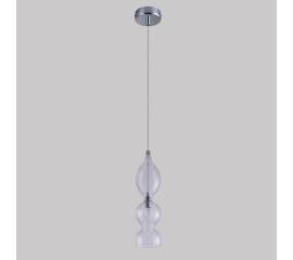 Подвесной светильник Crystal Lux Iris SP1 B Transparent