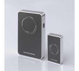 Звонок беспроводной Elektrostandard DBQ27M WL чёрный/серебро a055696