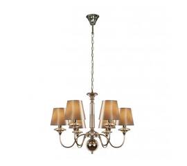 Подвесная люстра iLamp Rolling P2406-6 Nickel