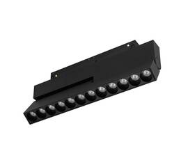 Трековый светодиодный светильник Arlight MAG-ORIENT-DOTS-FOLD-S230-12W Day4000-MIX (BK, 30 deg, 48V,