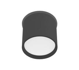 Накладной светодиодный светильник Arlight SP-CYLINDO-R75-7W Warm3000 (BK, 110 deg, 230V) 043966