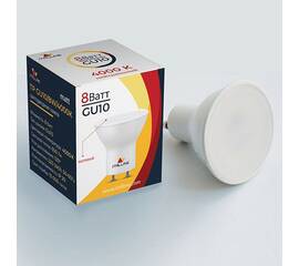 Лампа светодиодная Italline GU10 8W 3000K матовая TP GU10/8W/4000K matt