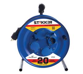 Удлинитель Stekker Professional 4гн 20м с/з PRF02-41-20 39784