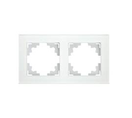 Рамка 2-постовая Stekker Катрин белый GFR00-7002-01 39255