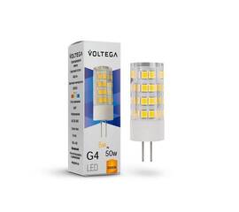 Лампа светодиодная Voltega G4 5W 3000К прозрачная VG9-K3G4warm5W 7183
