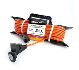 Удлинитель Stekker Home 1гн 20м с/з HM04-01-20 39628