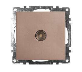 Розетка телевизионная TV Stekker Катрин шампань GLS00-7108-02 39600