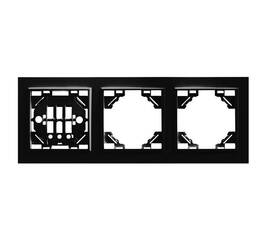 Рамка 3-постовая Stekker Эрна черный PFR00-9003-03 39484