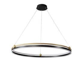 Подвесной светодиодный светильник Crystal Lux Fernando Sp88W Led Black/Gold