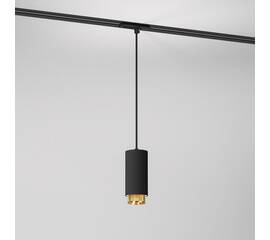 Подвесной трековый светильник Elektrostandard Nubis GU10 85021/01 черный/золото a064794