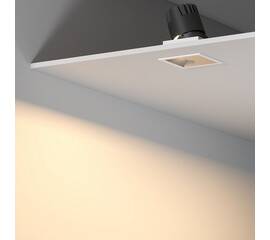 Встраиваемый светодиодный светильник Elektrostandard Inline 25091/LED 10W 3000K белый/хром a064615