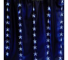 Светодиодная гирлянда Feron Занавес Звездочки 230V 5000K холодный белый 8 режимов CL25 48608