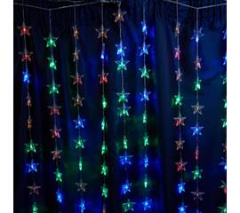 Светодиодная гирлянда Feron Занавес Звездочки 230V разноцветная 8 режимов CL25 48609