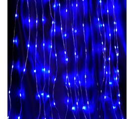 Светодиодная гирлянда Feron Занавес Водопад 230V синяя 8 режимов CL28 48606