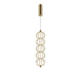 Подвесной светодиодный светильник Maytoni Golden Cage MOD216PL-L10G3K