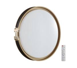 Настенно-потолочный светодиодный светильник Sonex Color Favemo Black 7667/EL