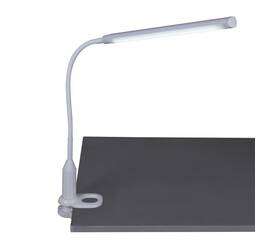 Настольная светодиодная лампа на струбцине Reluce 00821-0.7-01 WT