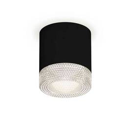 Комплект накладного светильника Ambrella light Techno Spot XS7402010 SBK/CL черный песок/прозрачный (C7402, N7191)