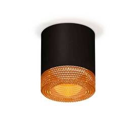 Комплект накладного светильника Ambrella light Techno Spot XS7402014 SBK/CF черный песок/кофе (C7402, N7195)