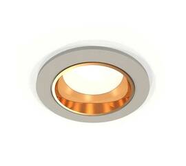 Комплект встраиваемого светильника Ambrella light Techno Spot XC6514004 SGR/PYG серый песок/золото желтое полированное (C6514, N6113)