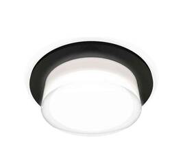 Комплект встраиваемого светильника Ambrella light Techno Spot XC7622043 SBK/FR/CL черный песок/белый матовый/прозрачный (C7622, N7160)
