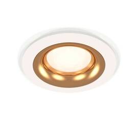 Комплект встраиваемого светильника Ambrella light Techno Spot XC7621005 SWH/PYG белый песок/золото желтое полированное (C7621, N7014)