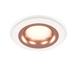 Комплект встраиваемого светильника Ambrella light Techno Spot XC7621006 SWH/PPG белый песок/золото розовое полированное (C7621, N7015)