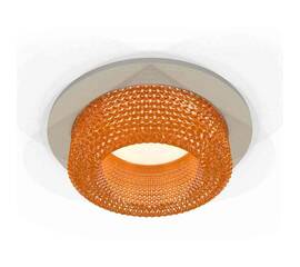 Комплект встраиваемого светильника Ambrella light Techno Spot XC7623024 SGR/CF серый песок/кофе (C7623, N7195)
