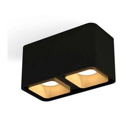 Комплект накладного светильника Ambrella light Techno Spot XS7851004 SBK/SGD черный песок/золото песок (C7851, N7704)