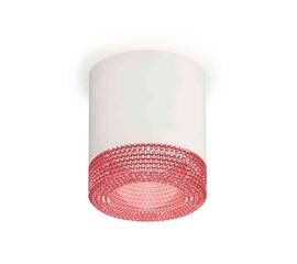 Комплект накладного светильника Ambrella light Techno Spot XS7401022 SWH/PI белый песок/розовый (C7401, N7193)