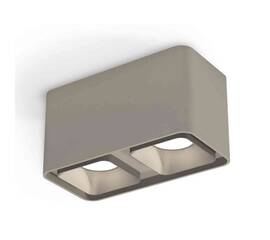 Комплект накладного светильника Ambrella light Techno Spot XS7852003 SGR/SSL серый песок/серебро песок (C7852, N7703)