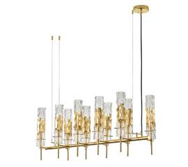Подвесная люстра Crystal Lux Primavera SP10 Gold